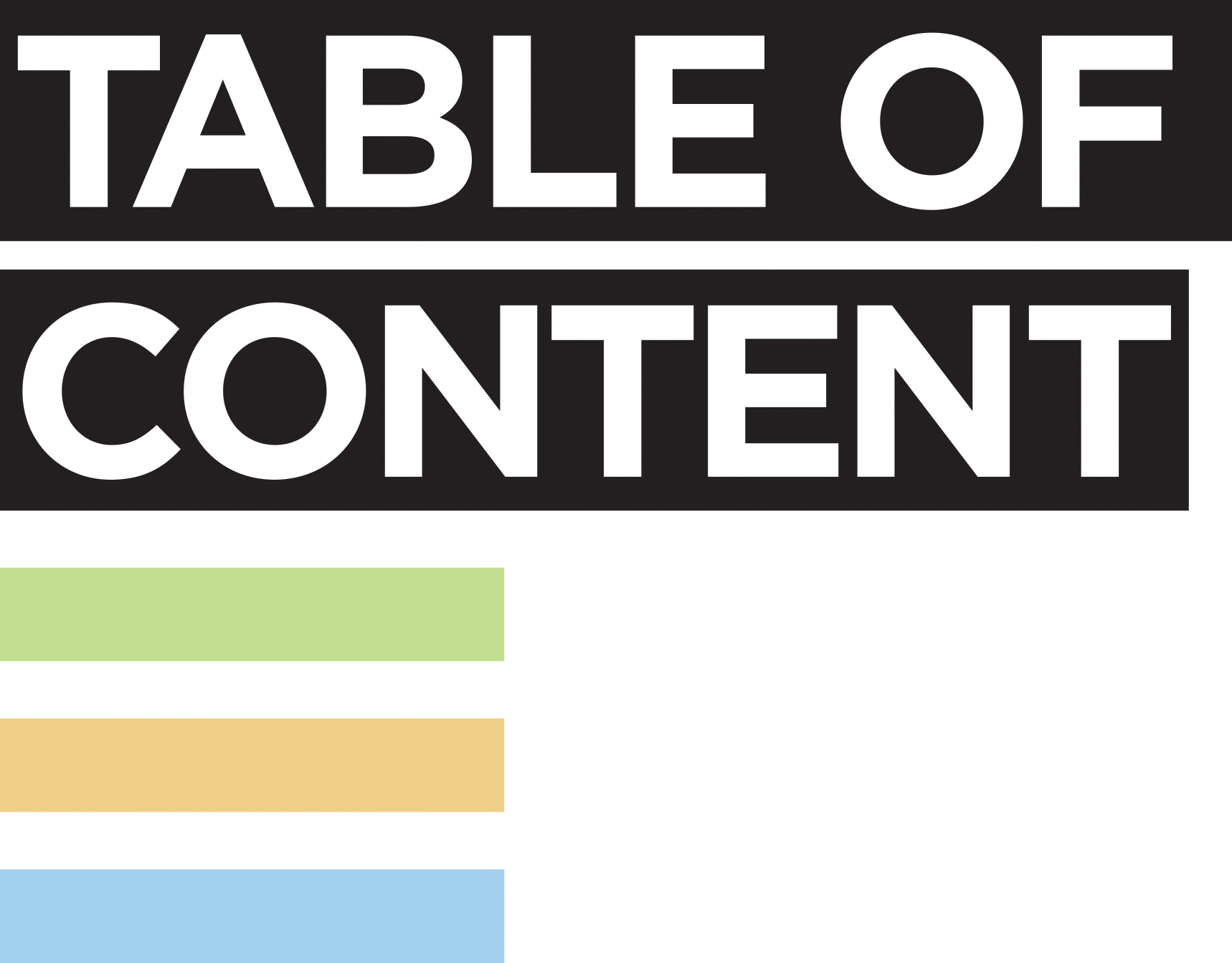 Selected Work by - Table of Content